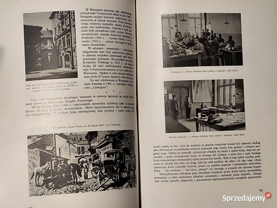 książka 400 lat Poczty Polskiej 1 wydanie 1958r Stargard