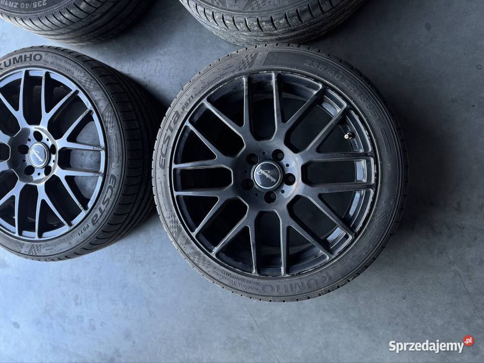 Felgi 18 WheelWorld Czarne Plus Opony aluminiowe Stryjno-Kolonia sprzedam
