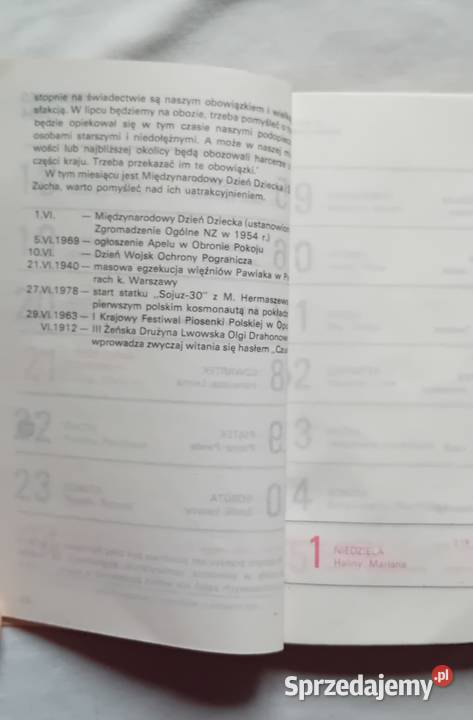 Kalendarz harcerski 1984 KAW 1983 r Koźminek