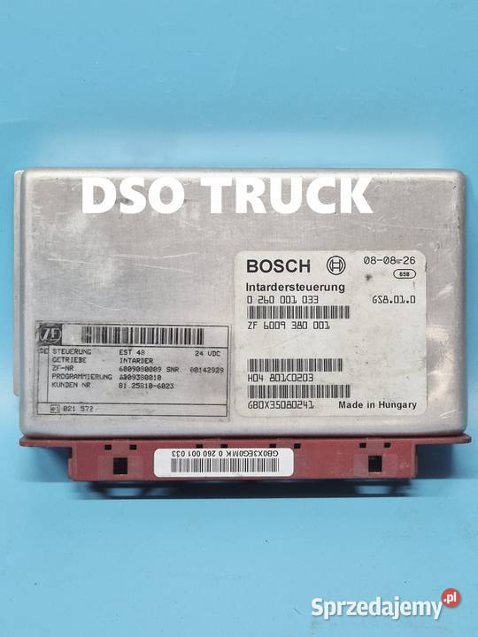 81258106023 BOSCH 0260001033 STEROWNIK INTARDER Pozostałe Zawichost