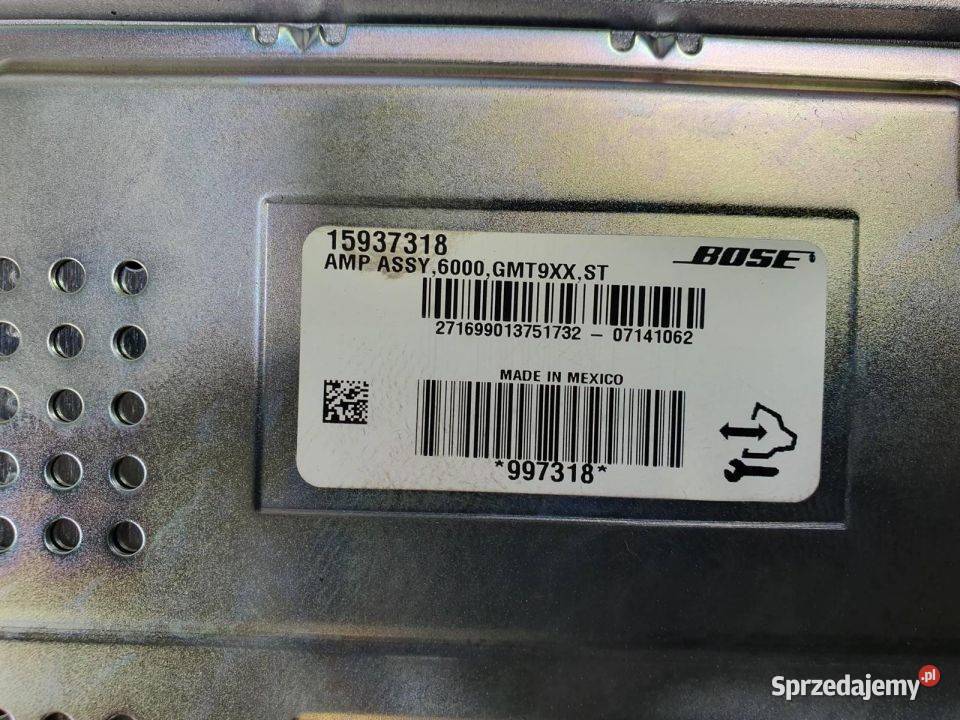 WZMACNIACZ GMC YUKON XL 15937318 Lipno