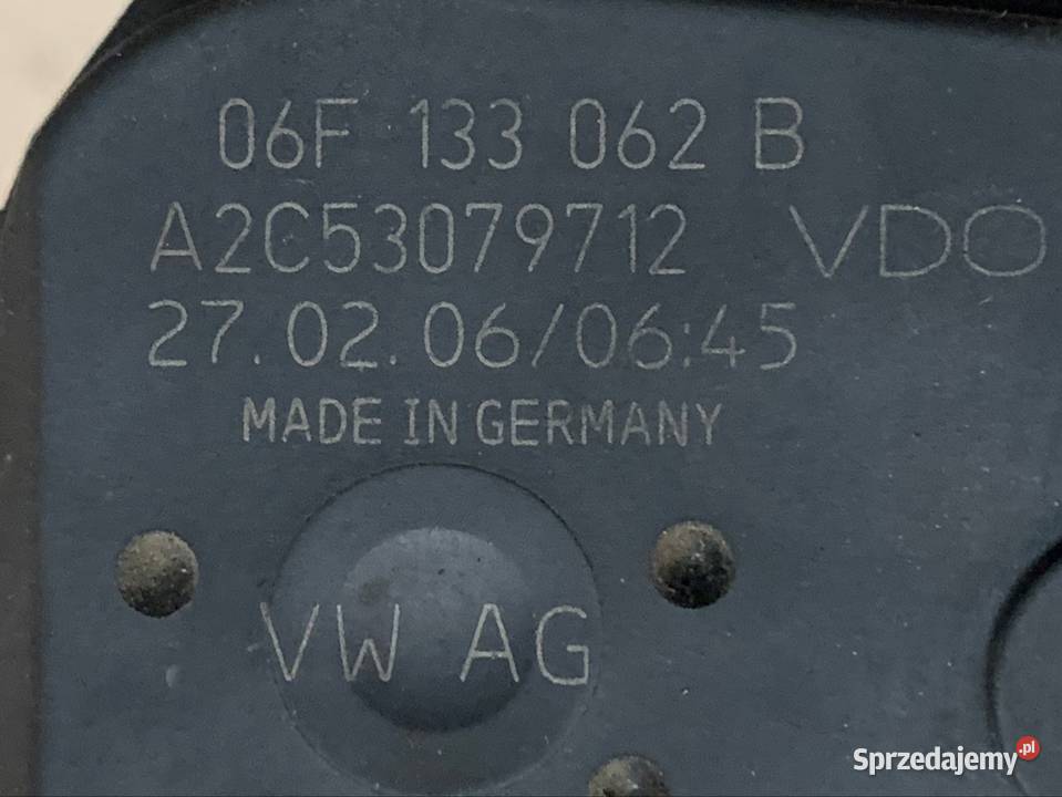 06F133062B przepustnica volkswagen passat b6 sprzedam