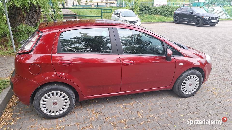Piękny fiat punto evo 5 drzwi Bordowy 14 Katowice