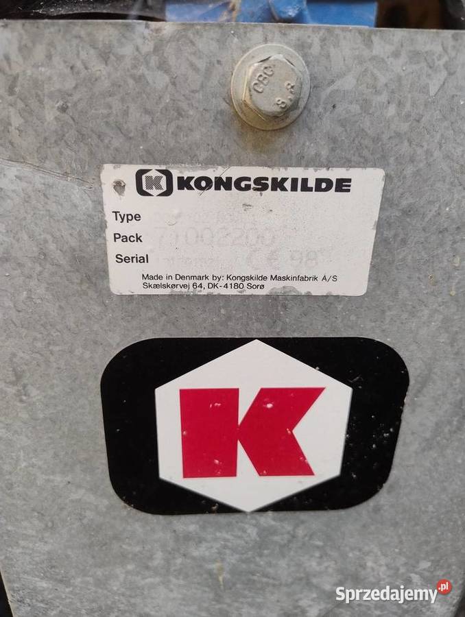 Żmijka do zboża kongsklide 6m silnik 22kW nieuszkodzony Człuchów