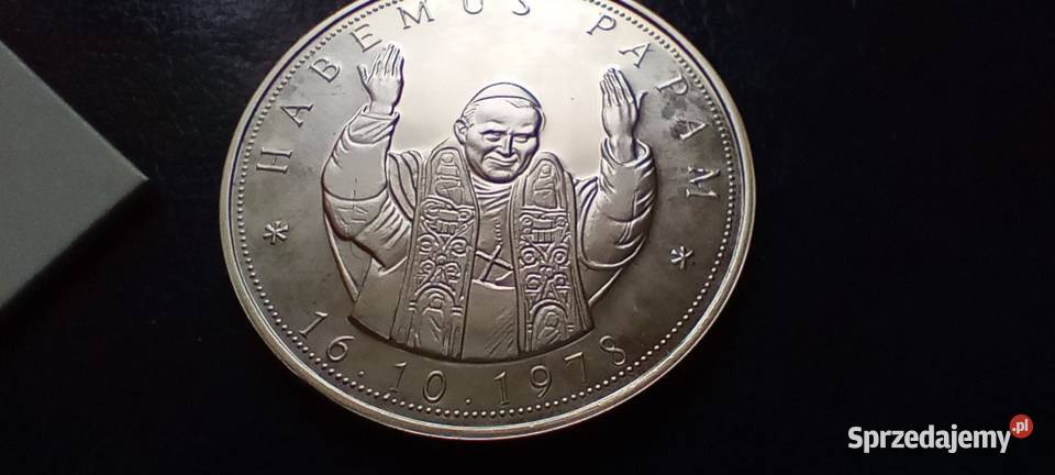 Stare monety Medal Jan Paweł II 377 srebro Lesko
