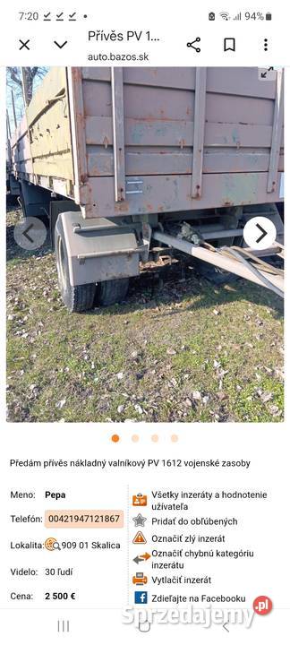 Przyczepa Brandys 18t