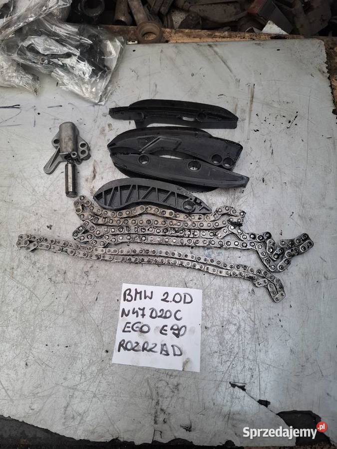 BMW 20d N47D20A rozrząd łańcuch koła ślizgi Części samochodowe Kielce