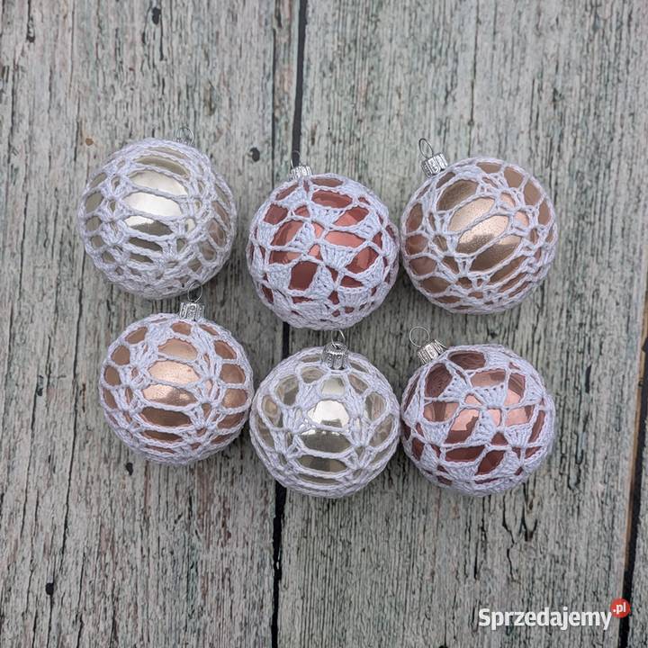ZESTAW BOMBEK SZYDEŁKOWYCH 6 nowe handmade Gomunice