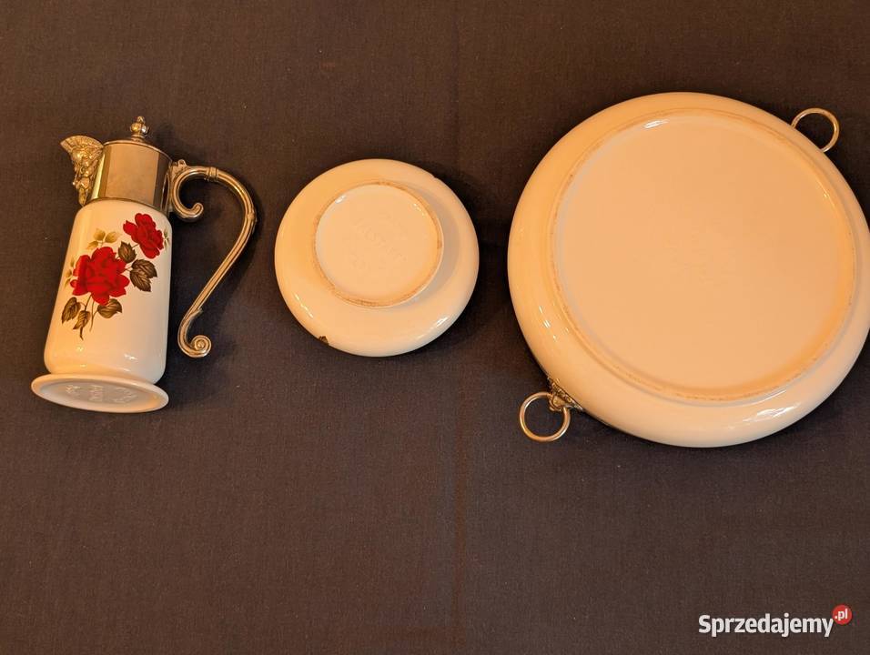 Elegancki Zestaw Ceramiki Falstaff England Róże Piła sprzedam