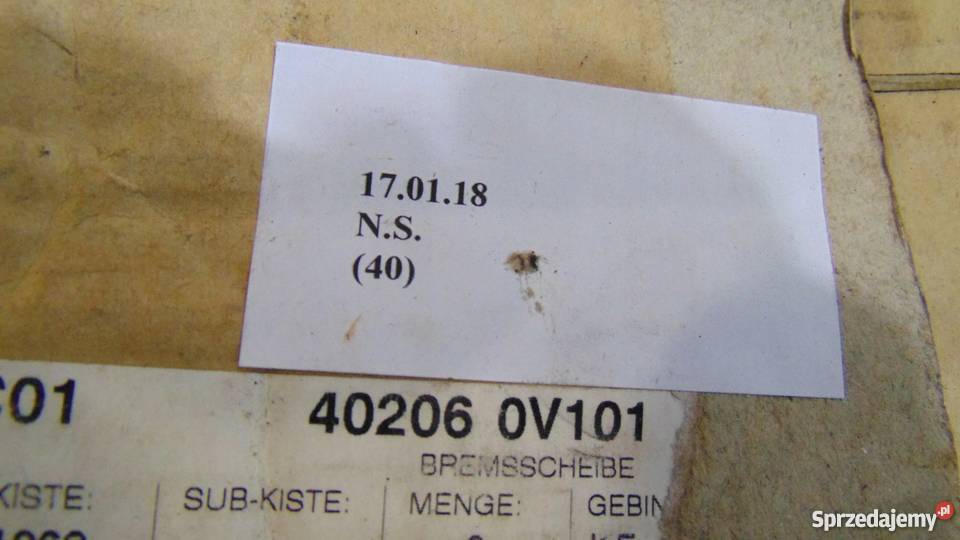 TARCZA HAMULCOWA PRZÓD NISSAN MAXIMA II KPL 2 wielkopolskie Nowy Tomyśl sprzedam