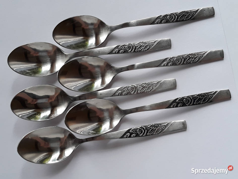 Radzieckie rosyjskie sztućce zestaw 24 elementy Dąbrowa Górnicza