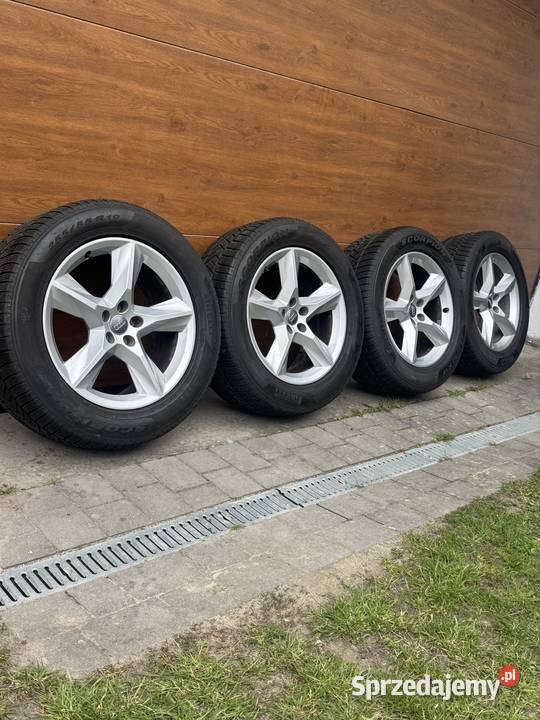 Alufelgi Audi 19 Rozstaw śrub 5x112 Opony zima Samochodowe Wiązownica Duża sprzedam