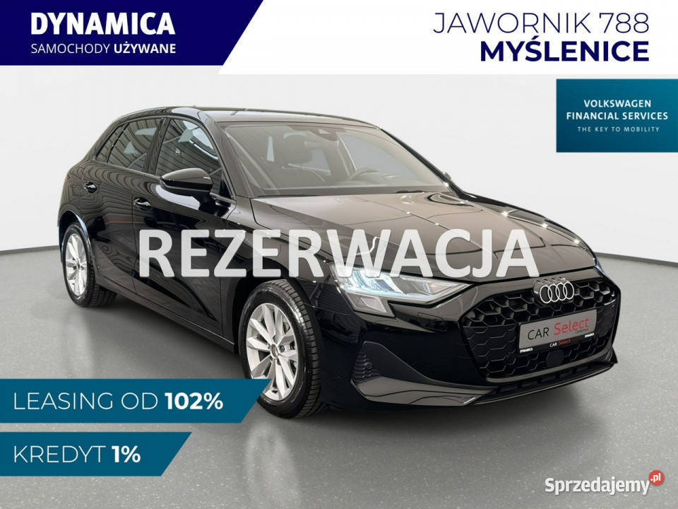 Audi A3 Sportback VAT 23 35TFSI mHEV 150 Stronic system Start-Stop Myślenice
