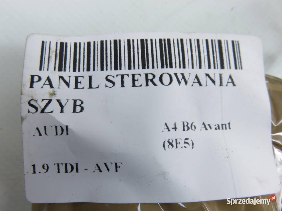 PANEL SZYB AUDI A4 B6 Avant 8E5 8Z0959851E małopolskie