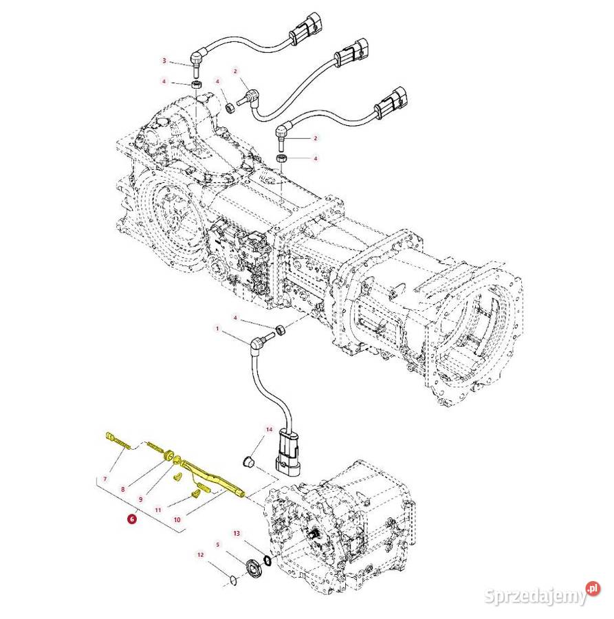 Czujnik PowerBoost kompletny Massey Ferguson Białystok sprzedam