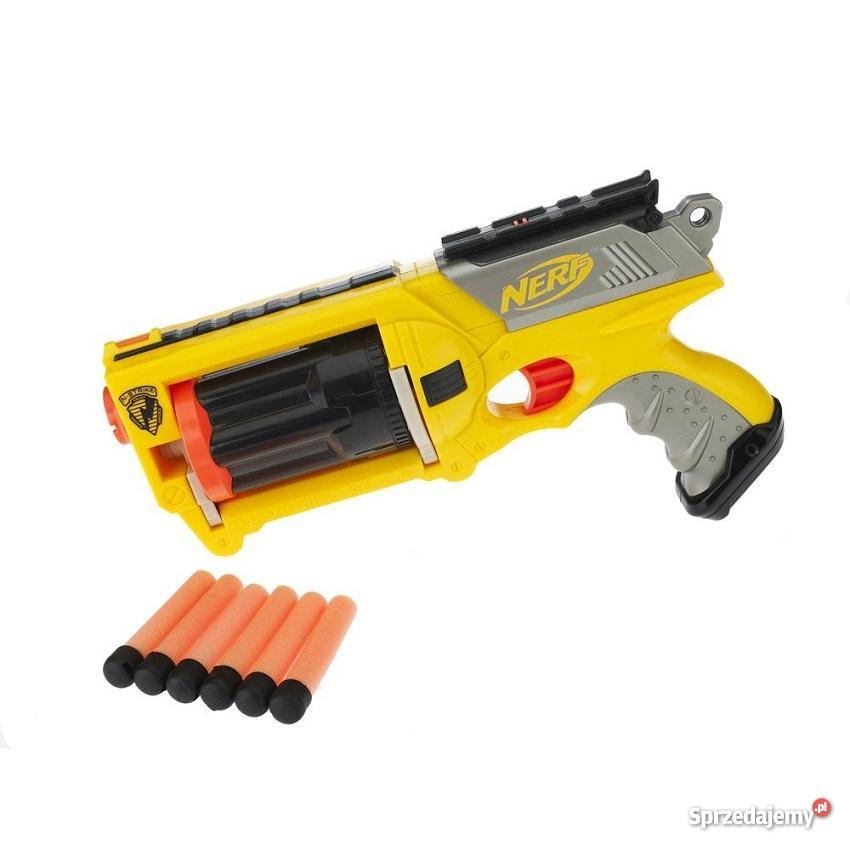 Najlepszy NERF NSTRIKE MAVERICK Pistolet 6 strza Bielsko-Biała