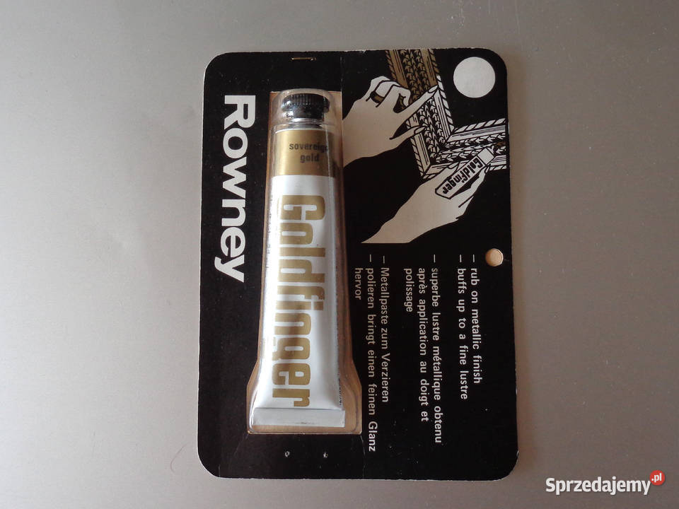 Oryginalna pasta złotnicza Rowney Goldfinger Brzeg