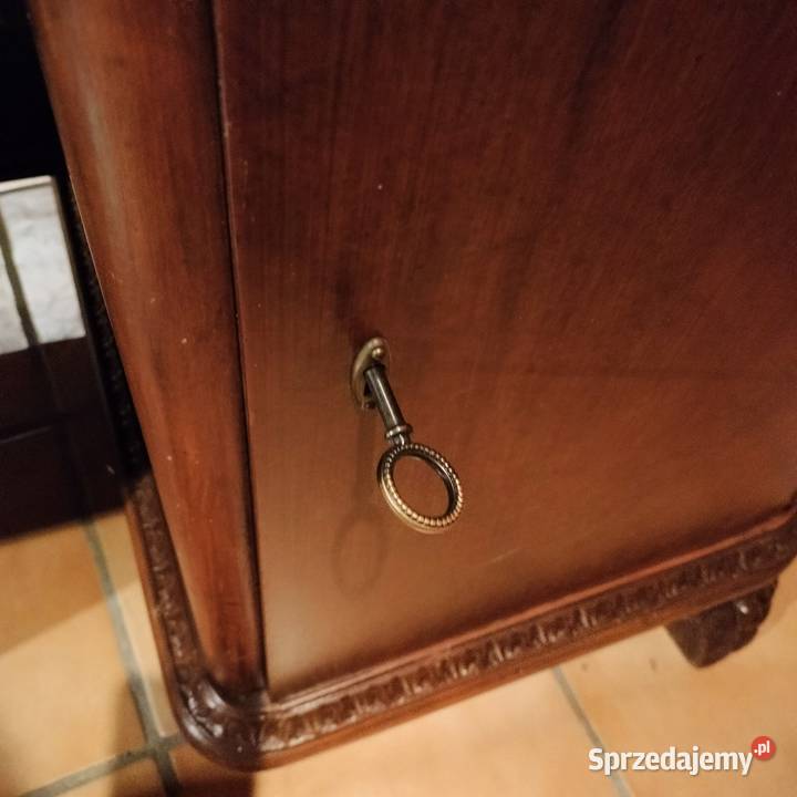 Biurko antyk orzech Lite drewno Świdnica