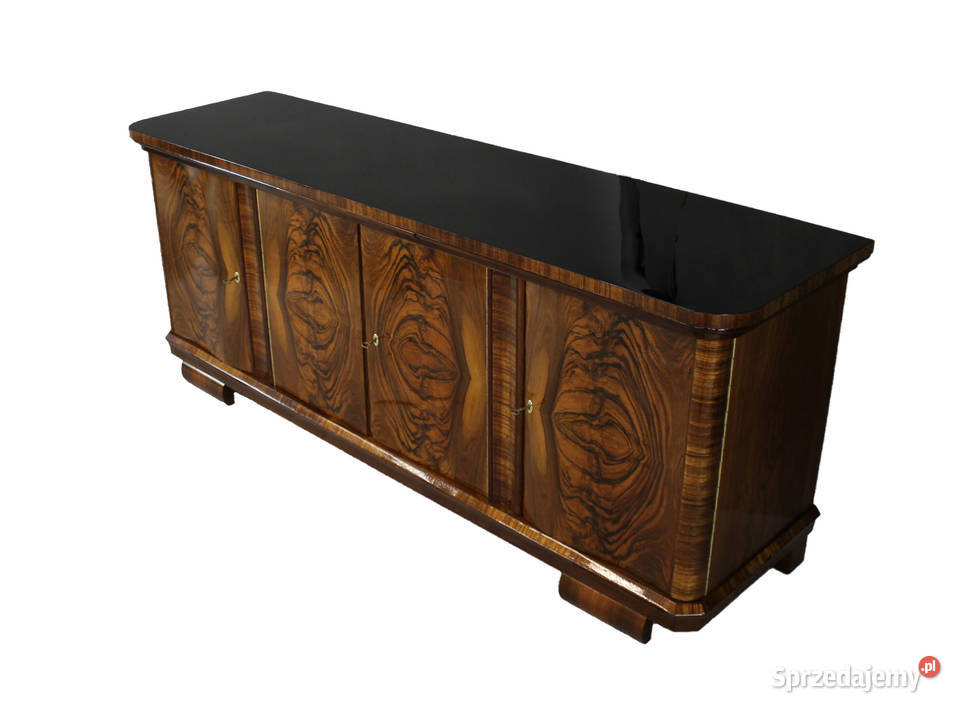 Perfekcyjny bufet Art Deco z czarnym blatem Bydgoszcz