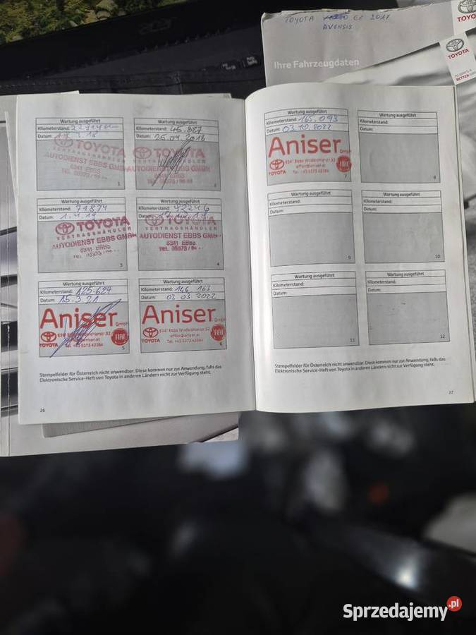 Toyota Avensis Włocławek sprzedam