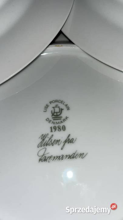 Talerzyk Flora Danica Lise Porcelain 1980