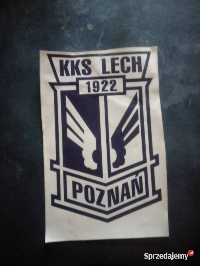 Duża naklejka loga KKS LECH Pozostałe Poznań