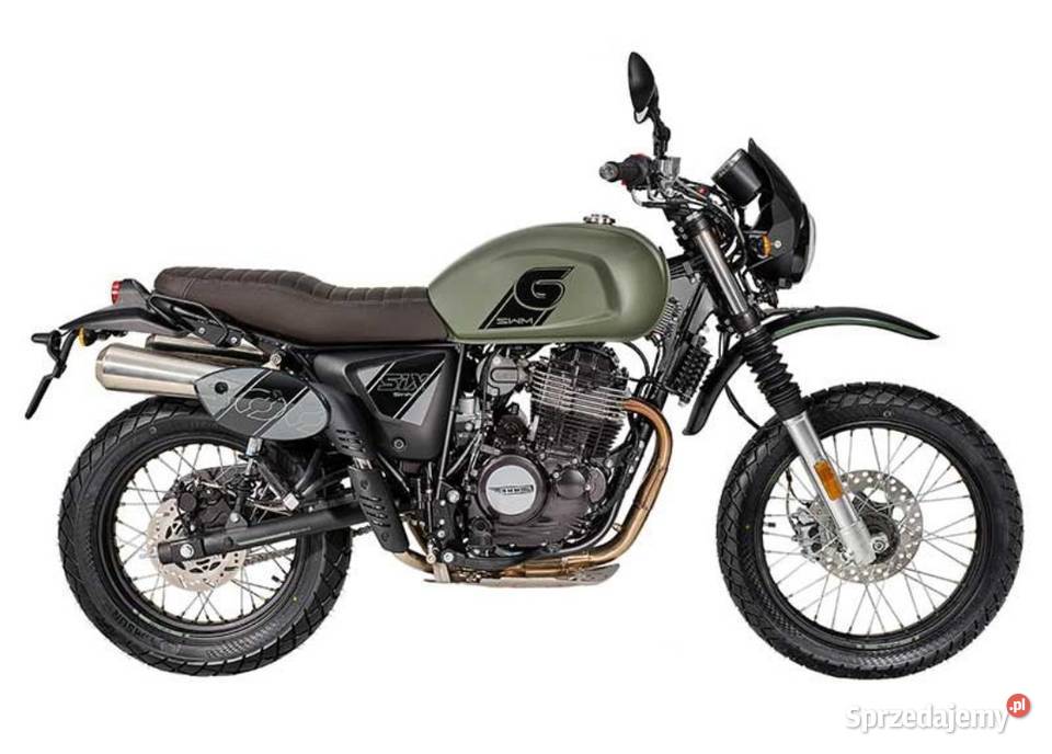 Motocykl retro scrambler SWM six days 500 dolnośląskie Głogów