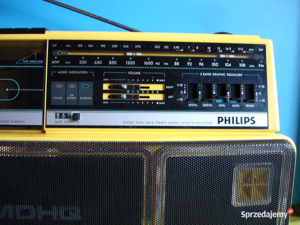 Radiomagnetofon PHILIPS D8304 Pozostałe Zielona Góra
