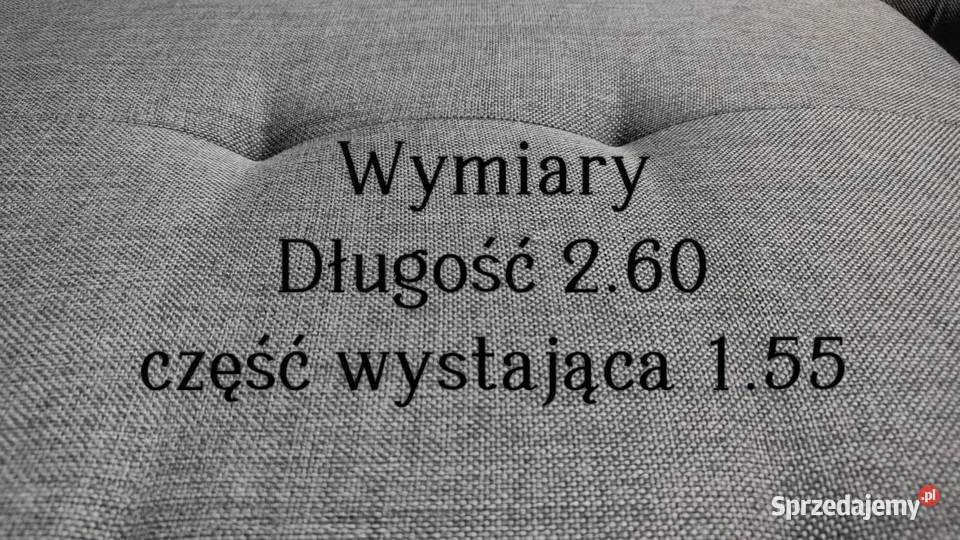 Elegancki Zadbany Narożnik z Funkcją Spania i dolnośląskie