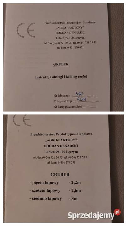 Agregat ścierniskowy podorywkowy bezorkowy Łosice