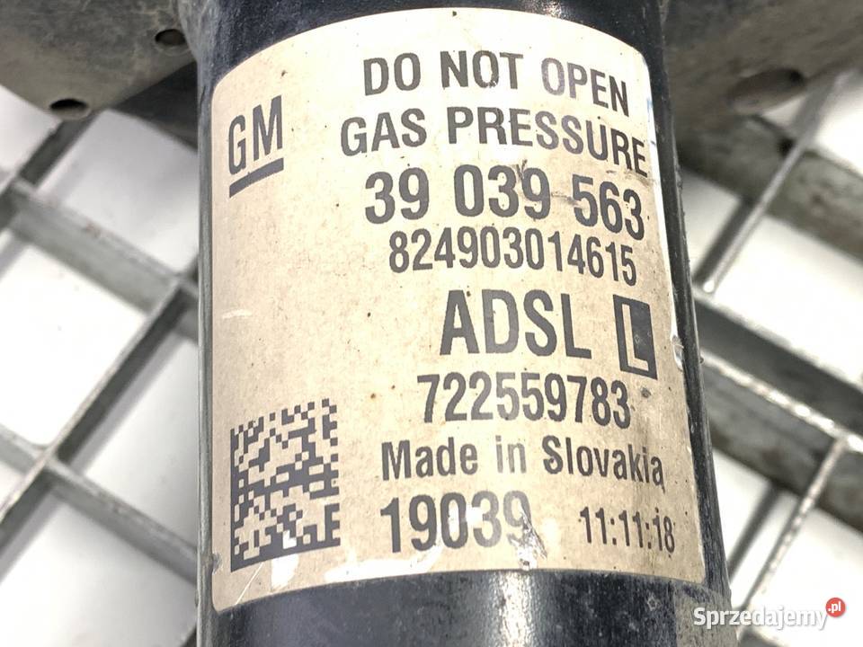 AMORTYZATOR LEWY PRZÓD ZE SPRĘŻYNĄ OPEL ASTRA K osobowe podkarpackie