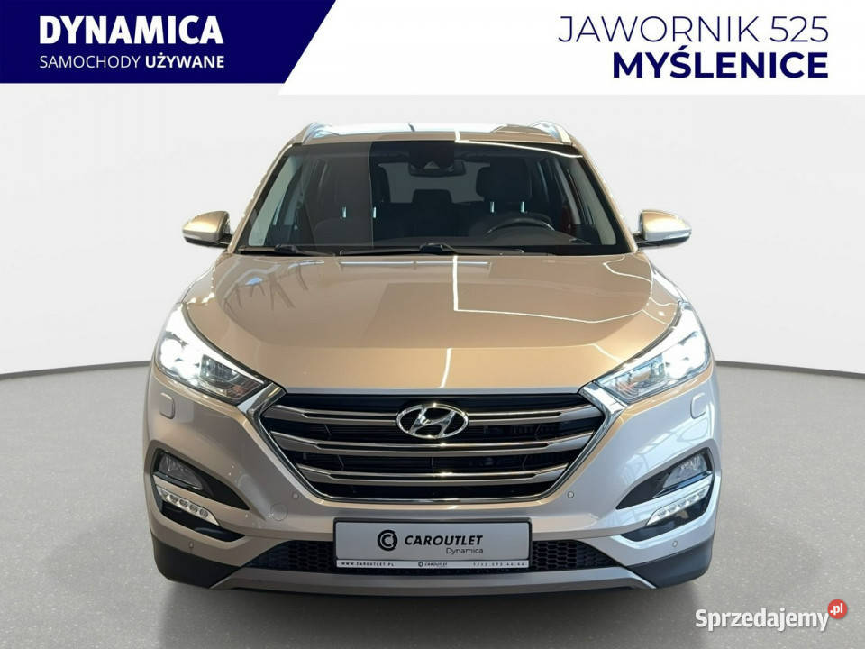 Hyundai Tucson 17CRDI 141 DCT 2016 r Salon podgrzewane fotele Myślenice sprzedam