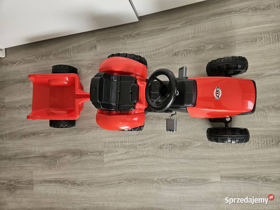 Traktor na pedały Case Ih Maxxum przyczepa Sieradz