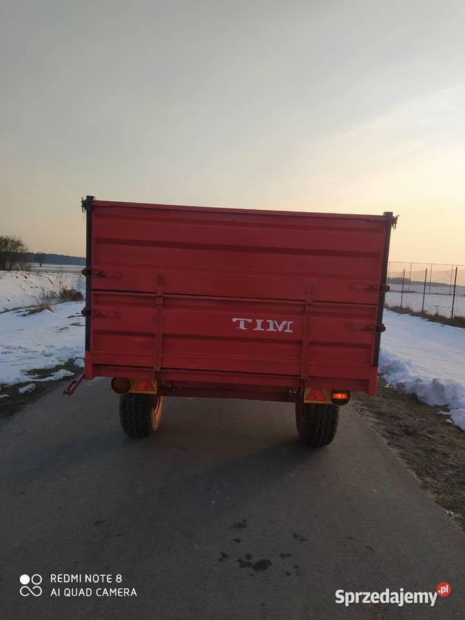 Przyczepa Tim wywrotka jednoosiowa Przyczepy rolnicze