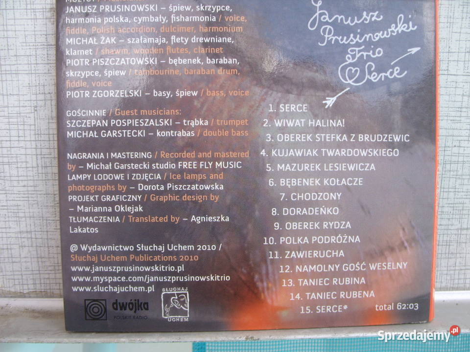 FOLK CD JANUSZPRUSINOWSKI SERCE dolnośląskie Wołów