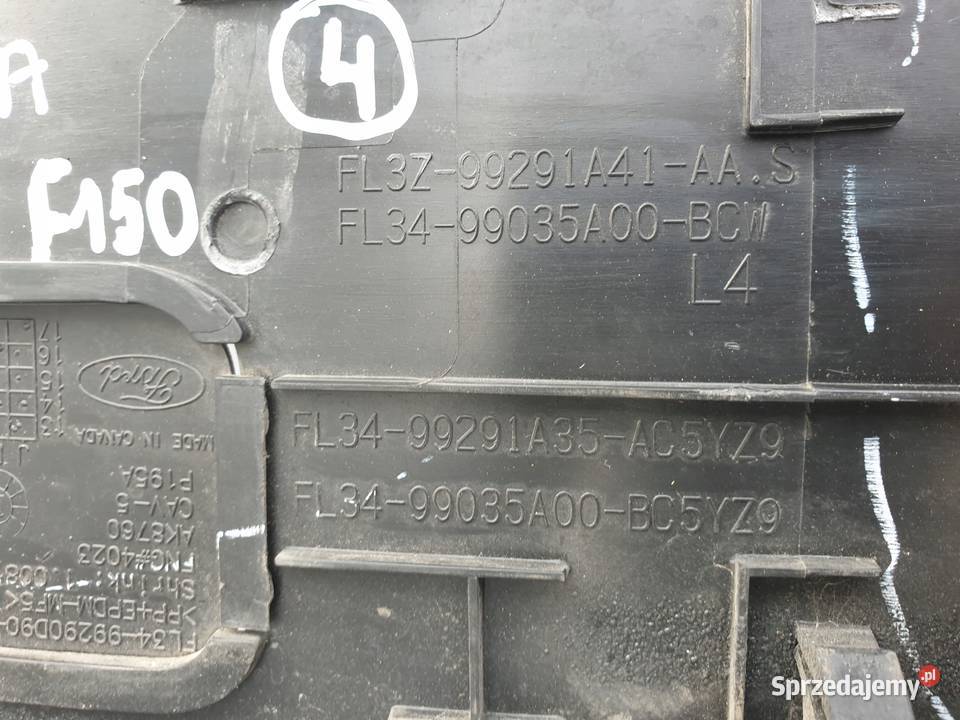 Ford F150 1520r OSŁONA TYLNEJ PAKI LEWA lewy tył Rudka