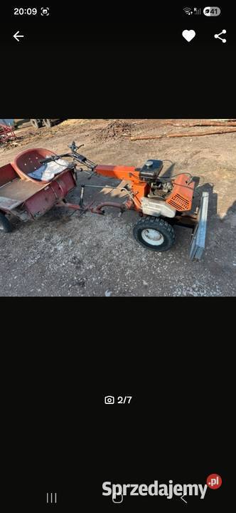 Traktorek z przyvzepka Sosnowica