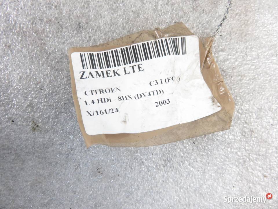 ZAMEK LEWY TYLNY CITROEN C3 I 6 PIN 9648608980 sprzedam