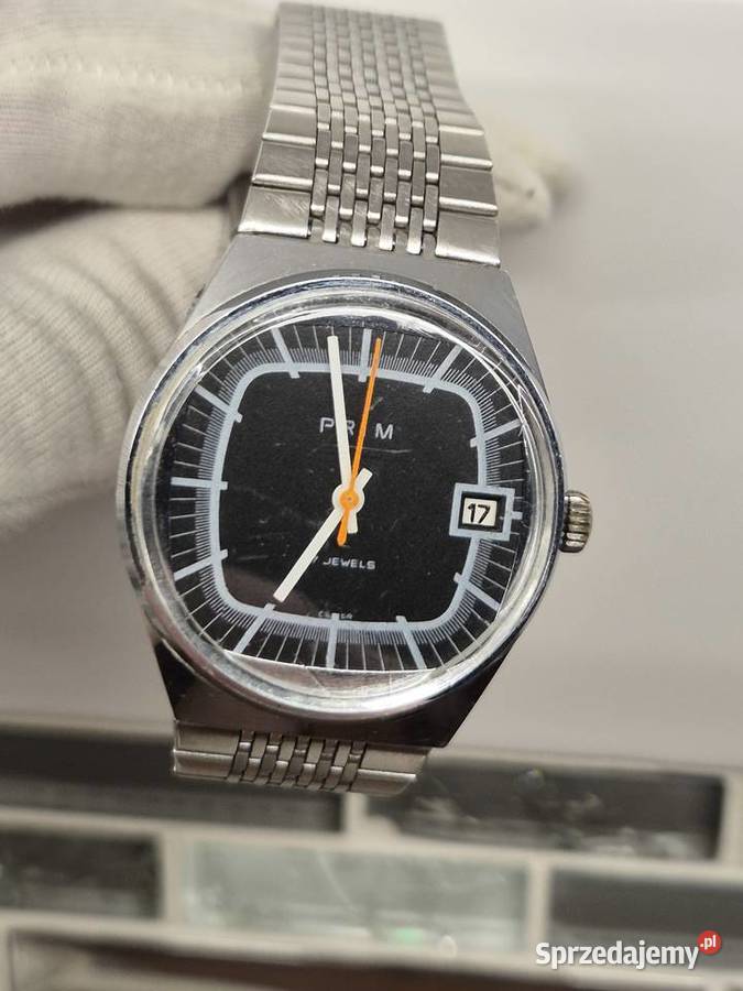 Piękny zegarek Prim CSSR Chorzów