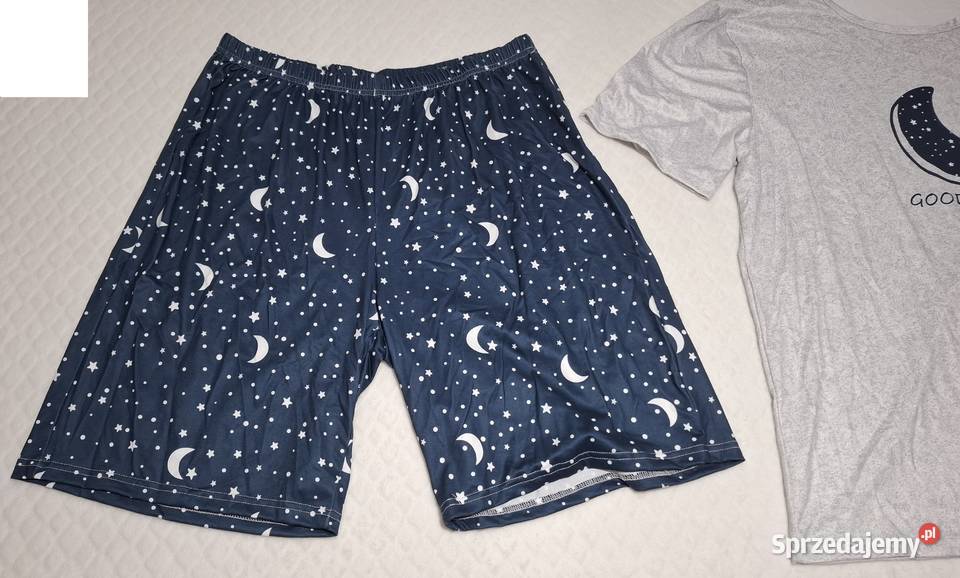 Piżama męska komplet spodenki koszulka Tshirt Rozmiar XXL Czeladź