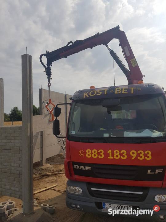 Garaż z płyt ogrodzeniowych SIERADZ Materiały budowlane