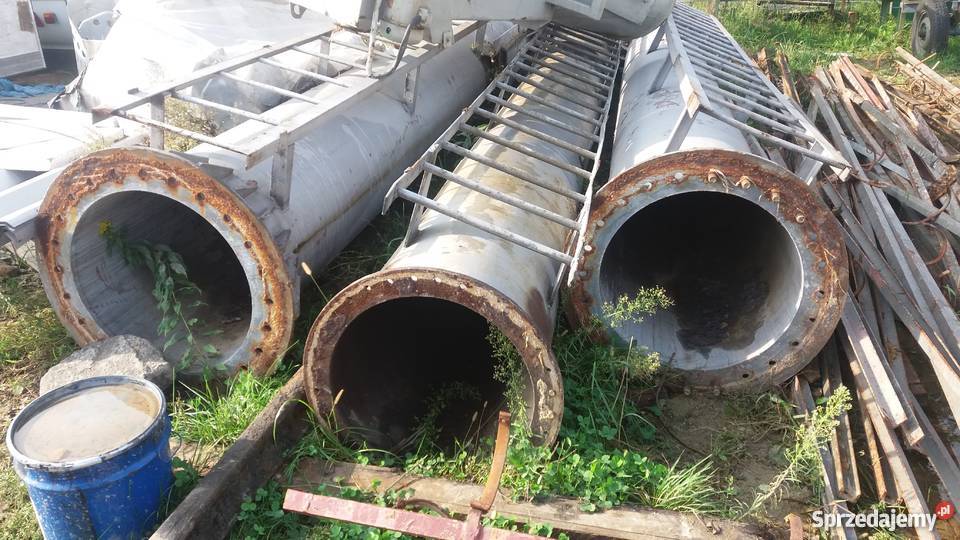 Komin stalowy średnica 800mm długość 18m grubość Brzóza Stadnicka