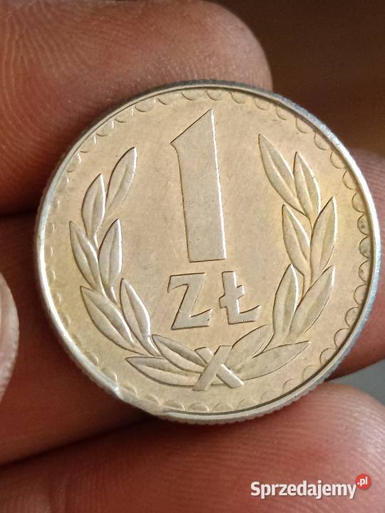 Sprzedam monetę 1 zloty 1988 odkrój blachy Chełm