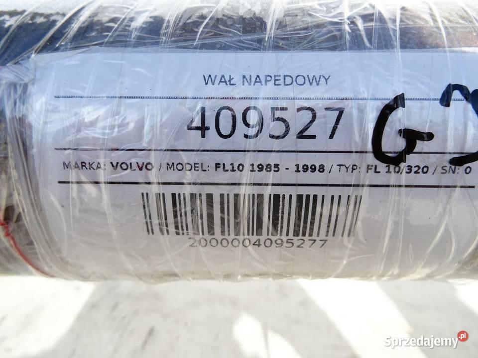 WAŁ NAPEDOWY VOLVO FL10 Hatchback 8598 96 320
