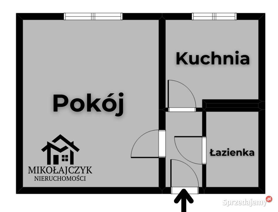 Kawalerka Warszawska 10 1 piętro 31 m2 Bartoszyce sprzedam