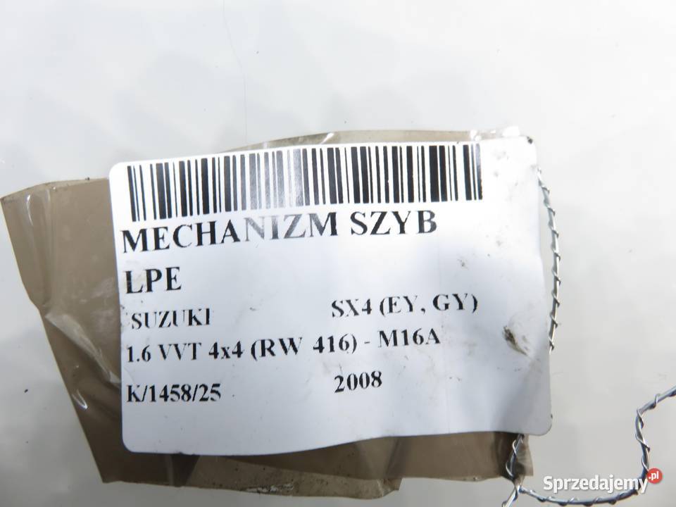 PODNOŚNIK SZYBY LEWY PRZEDNI SUZUKI SX4