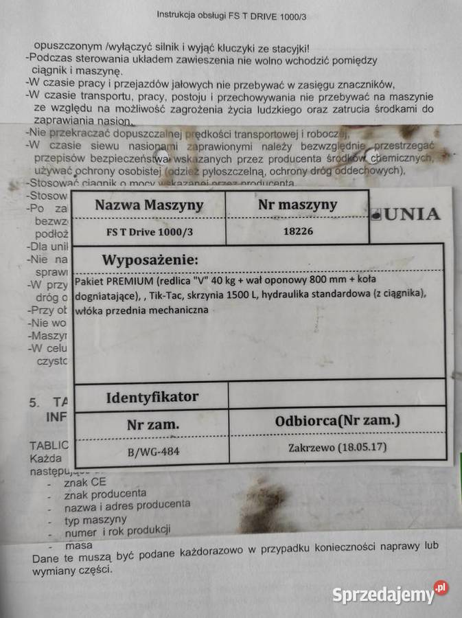 Siewnik FST DRIVE 15003 Czarnoziem