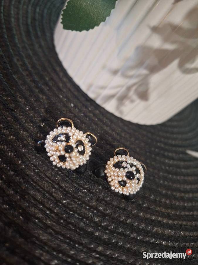 Kolczyki Panda podkarpackie sprzedam