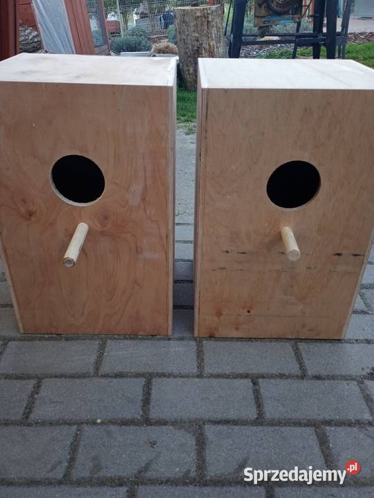 Budki lęgowe papug Budki lęgowe i karniki Kamień Górowski