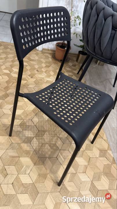 Krzesło czarne Ikea odbiór Lublin centrum lipowa Krzesła